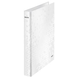Leitz laminiertes Ringbuch WOW, 2-Ringe, 40 mm, perlweiß, 1 Stück Artikelbild