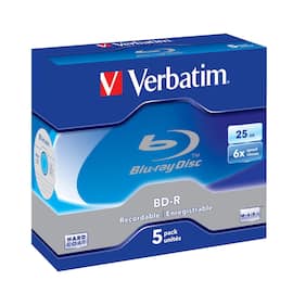 Verbatim Blu-Ray Disk Rohlinge 6x, 5 Stück Jewelcase Artikelbild
