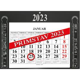 Magnetkalender GRIEG 2023 Primstav sort produktbilde