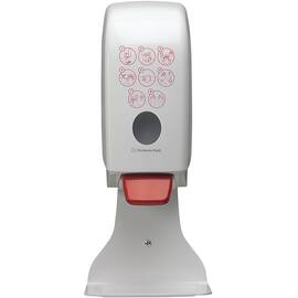Aquarius (Kimberly-Clark) Händedesinfektionsspender, Spender für Desinfektionsmittel, Desinfektion, weiß, für 1 Liter Flaschen, 1 Stück Artikelbild