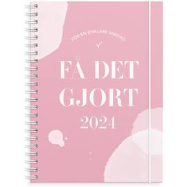 Burde Kalender Få det gjort, rosa - 1271 produktfoto