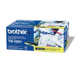 Brother Toner TN-135 Y, TN-135Y, cyan, singelförpackning, hög kapacitet produktfoto