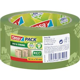 tesa® Packtejp Eco & Strong 50mmx66m grön produktfoto