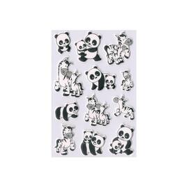 Etikett HERMA magic panda sebra familie produktbilde