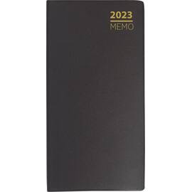 Lommekalender GRIEG Memo 2023 plast sort produktbilde
