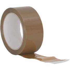 Pressel PVC-Klebeband, Packband, Verpackungsklebeband, 50mm x 66m, 56µm, leise ablaufend, braun, 6 Rollen Artikelbild