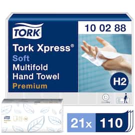 Tork Pappershandduk Premium Xpress Soft H2 produktfoto
