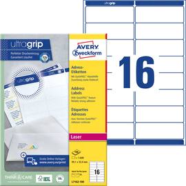AVERY Zweckform Etikett UltaGrip 99,1x33,9mm produktfoto