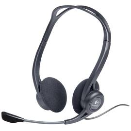 Logitech Headset PC 960, Computer-Headset, Kopfbügel, Stereo, USB, Kabellänge 240 cm, schwarz, 1 Stück Artikelbild