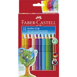 Faber-Castell Farbstifte Jumbo Grip 12 Stück+ Spitzer Artikelbild
