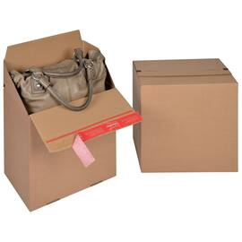 ColomPac Eurobox M mit Haftklebeverschluss und Aufreißfaden, Versandkarton, Versandverpackung, 294x194x287mm, Braun, 20 Stück Artikelbild