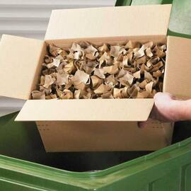 Papierflocken aus Recyclingpapier, braun, 240 Liter pro Karton, 1 Karton Artikelbild