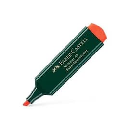 Faber-Castell Överstrykningspenna, TEXTLINER 48, snedskuren spets, 1 mm, 2 mm och 5 mm, påfyllningsbar, orange produktfoto