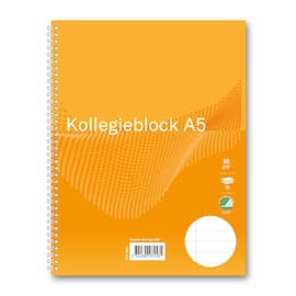Kollegieblock A5 60g 70 blad linjerat produktfoto
