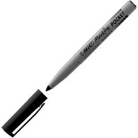 BIC® ECOlutions Marking Pocket 1445 Permanentmarker, schwarz, Rundspitze, 1 Stück Artikelbild