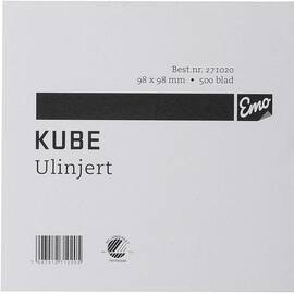 Kube EMO 98x98mm limt 500 blad ulinjert produktbilde