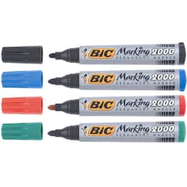 BIC® Marking™ 2000 Permanent-Marker, Rundspitze, 4 Farben im Set Artikelbild