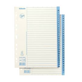 Jopa Pappersregister, A4  1–52-flikuppsättning, vit/blå produktfoto