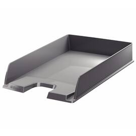 Esselte Briefkorb Europost, Briefablage, Polystyrol, grau, 254x61x350mm, stapelbar, 1 Stück Artikelbild