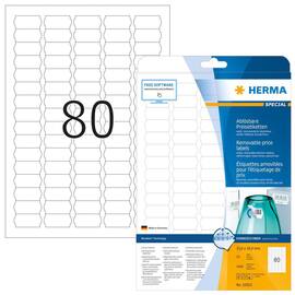 Herma Etiketten repositionierbar, weiß, 35,6x16,9mm, 2000 Etiketten/Packung Artikelbild