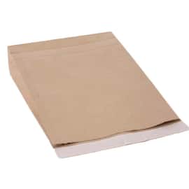 aroFol® Eco line Versandtaschen mit Seitenfalten aus Graspapier, 300x80x430mm, grau, 200 Stück pro Packung Artikelbild