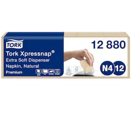 Dispenserserviett TORK natur N4 (1000) produktbilde