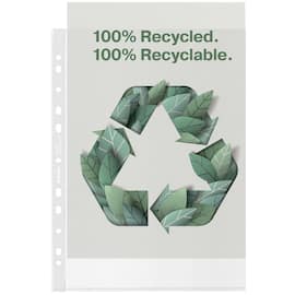 Esselte Plastficka recycled A4 präglad 0,10mm produktfoto