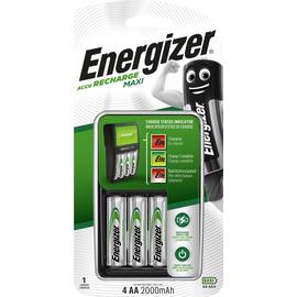 Energizer Batteriladdaren Maxi för AA- och AAA-batterier + 4 AA 2 000 mAh produktfoto