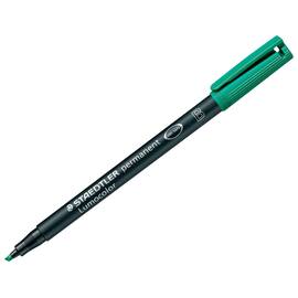STAEDTLER Lumocolor Lumocolor 314 B OH-Stift, Overhead-Marker permanent, mit Keilspitze, 1 - 2,5 mm, Grün, 10 Stück Artikelbild