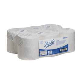 Scott® Essential Papierhandtuch Rollen, 1-lagig, weiß, 6 Rollen, 1 Packung Artikelbild