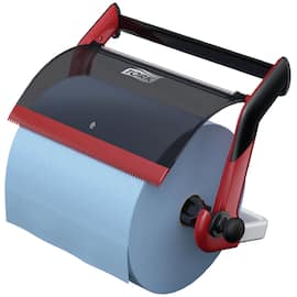Tork Papiertuchspender Wandhalter Großrolle, Weiß/Türkis Artikelbild
