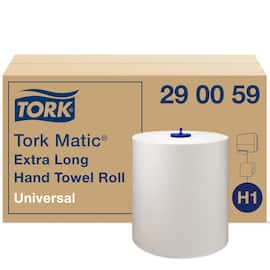 Tork Handduk Matic Extra Long H1, 1-lagers, vit produktfoto
