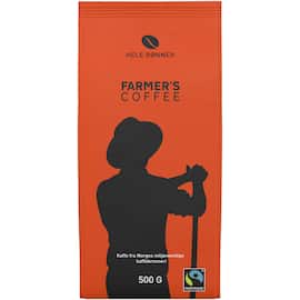 Kaffe FARMERS hele bønner 500g produktbilde