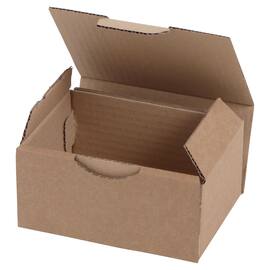 Paketlåda 200x100x100 mm brun produktfoto