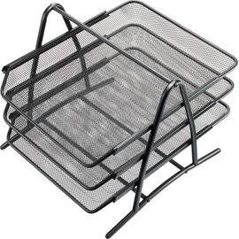 Brevkurv HELIT mesh metall 3 stk sort produktbilde