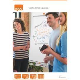 Flippoverblokk NOBO 65x96cm rull 50ark produktbilde