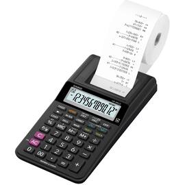 Casio Tischrechner HR-8RCE, Rechner, schwarz, 12-stellig, mit Druck, 1 Stück Artikelbild
