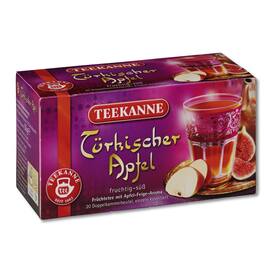 Teekanne Früchtetee Türkischer Apfel, Tee-Mischung, Beutel kuvertiert, 20x2,75g, 1 Packung Artikelbild