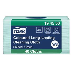 Tork Rengöringsduk Premium W8 grön produktfoto