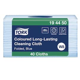 Klut TORK Premium W8 kodet blå (40) produktbilde