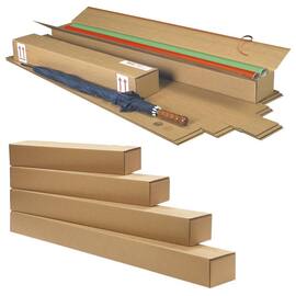Pressel Langverpackung  mit Haftklebeverschluss 1-wellig, Braun, 800x130x90mm Artikelbild