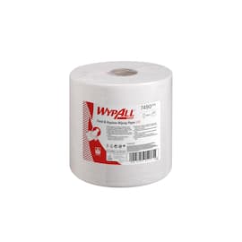 Wypall* Torkrulle L10 extra, 1 lager, 630 ark, centrummatad rulle, 185 mm, vita produktfoto