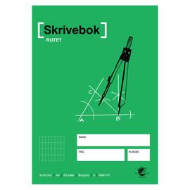 Skrivebok 17x21 80g 24bl 5x10 rutet produktbilde