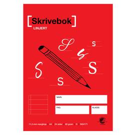 Skrivebok A4 80g 24bl 11,5mm marglinje produktbilde