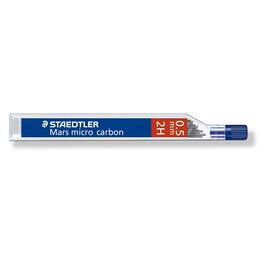 Staedtler Mars Stift till mekanisk stiftpenna, Mars Micro Carbon, 0,5 mm 2H-stift produktfoto