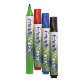 Friendly Permanent märkpenna, kulspets, 3 mm linjebredd, olika färger produktfoto