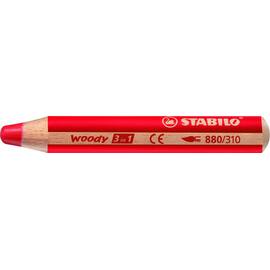 STABILO Farbstift woody 880/310, Rot, 5 Stück Artikelbild