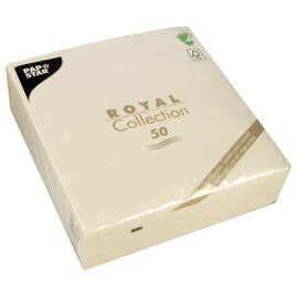 Serviett PAPSTAR RC 40x40 champagne (50) produktbilde