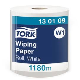 Tork Industritorkrulle Advanced W1 vit produktfoto