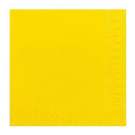 Duni Engångsservett, 1-lagers, enfärgad, 33 cm, gul produktfoto